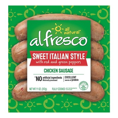 SWEET ITALIAN STYLE CHICKEN SAUSAGE
