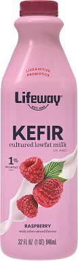 RASPBERRY KEFIR (LOW FAT) 32OZ