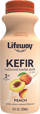 PEACH KEFIR (LOW FAT) 8OZ