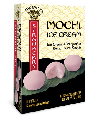 STRAWBERRY MOCHI ICE CREAM