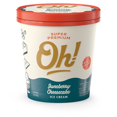 JUNEBERRY CHEESECAKE ICE CREAM