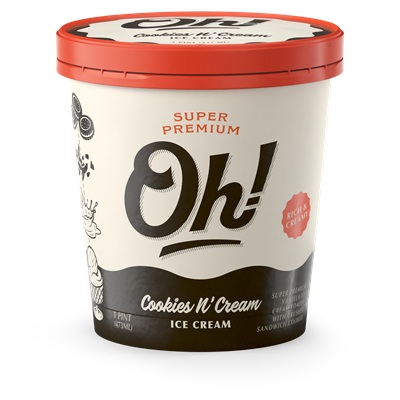 COOKIES N CREAM ICE CREAM