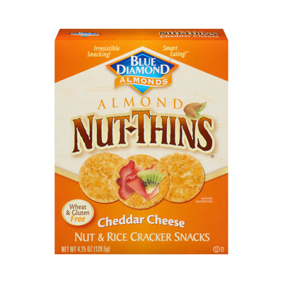 Nut & Rice Crackers : Cheddar Cheese