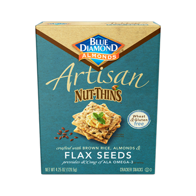 Artisan Nut & Rice Crackers : Flax Seeds