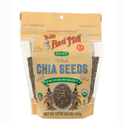 Organic Seeds : Whole Chia Seeds
