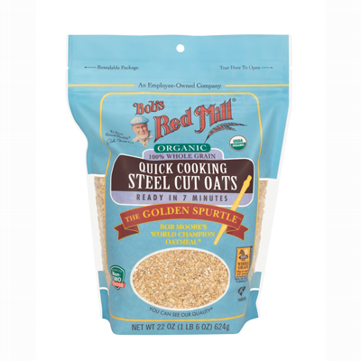 Organic Oats : Quick Cooking Steel Cut