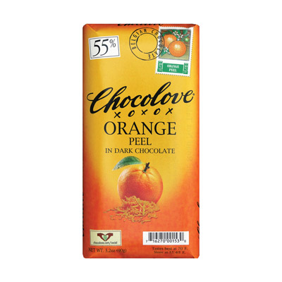Orange Peel in Dark Chocolate 55% Cocoa Content