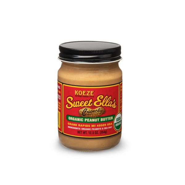 Organic Peanut Butter : Crunchy