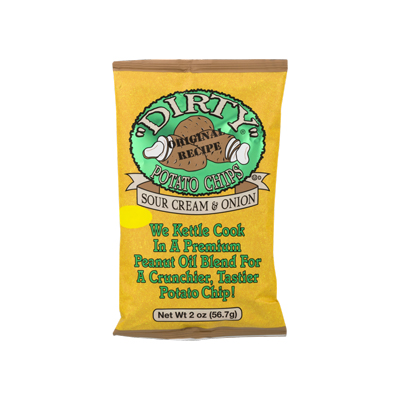 Kettle Potato Chips : Sour Cream & Onion (S)