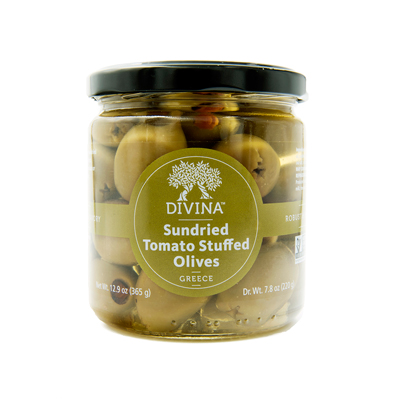 Sundried Tomato Stuffed Olives