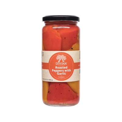 Roasted Peppers with Garlic