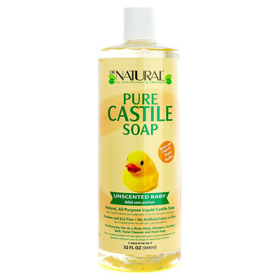 Castile Liquid Soap : Unscented Baby