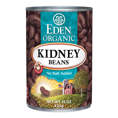 Organic Canned Beans : Kidney