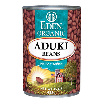 Organic Canned Beans : Aduki