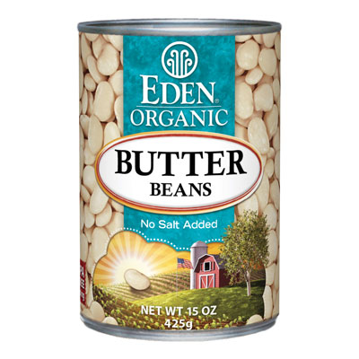 Organic Canned Beans : Butter