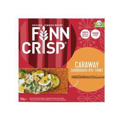 Sourdough Rye Thins : Caraway