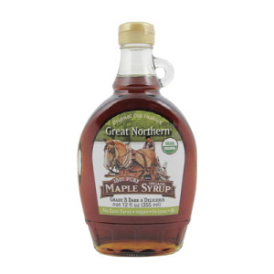 Organic Maple Syrup : Grade-A Dark Color Robust Taste