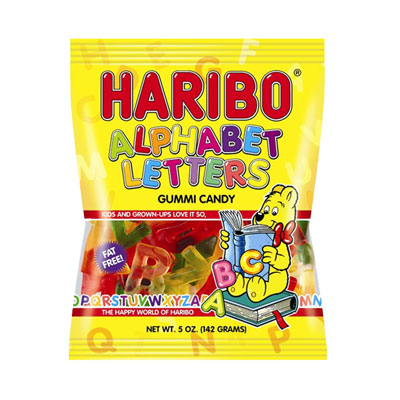 Gummy Candy : Alphabet Letters