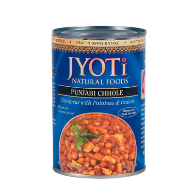 Punjabi Chhole : Chickpeas with Potatoes & Onions