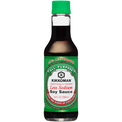Soy Sauce : Less Sodium (10oz)