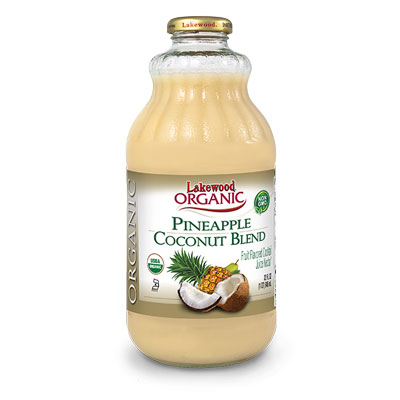 Organic Juices : Pineapple Coconut Blend