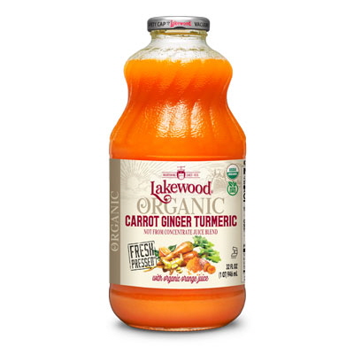 Organic Juices : Carrot Ginger Tumeric