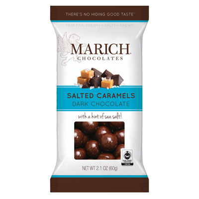 Single Serves : Dark Chocolate Salted Caramels