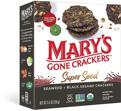 Super Seed Crackers : Seaweed & Black Sesame