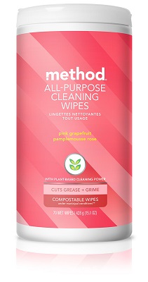 METHOD APC WIPE 70ct PINK GRAPEFRUIT