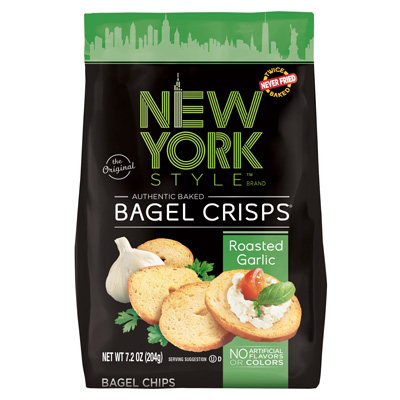 Bagel Crisps : Roasted Garlic