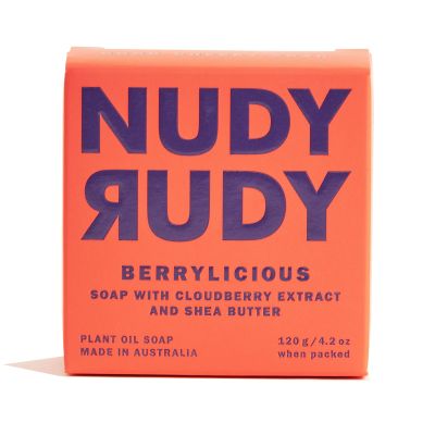 NUDY RUDY SOAP BAR BERRYLICIOUS #0242