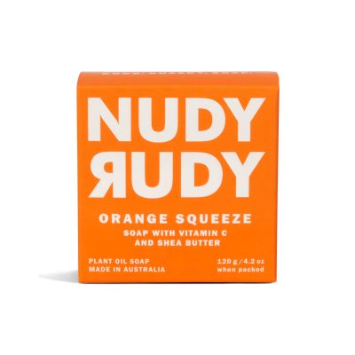 NUDY RUDY SOAP BAR ORANGE SQUEEZE #0337