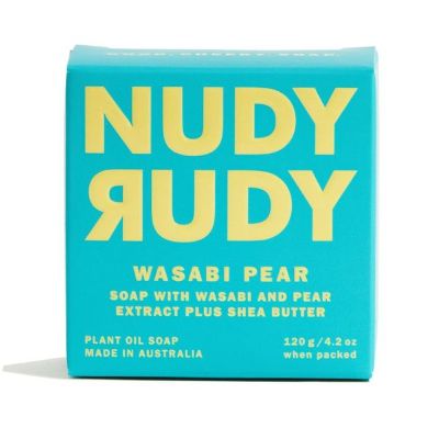 NUDY RUDY SOAP BAR WASABI PEAR #0244