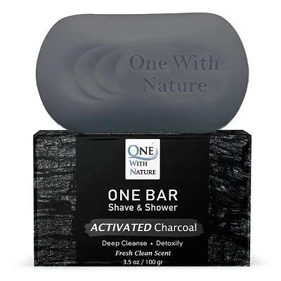 ONE W/ NATURE MEN ACT CHARCOAL