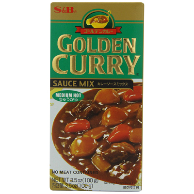 Golden Curry Sauce Mix : Medium Hot