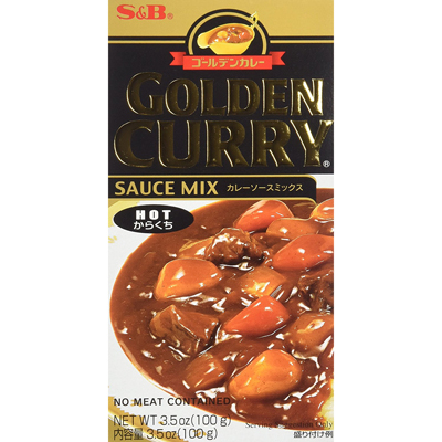 Golden Curry Sauce Mix : Hot