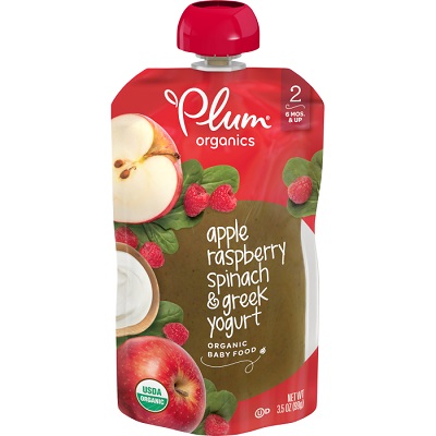 PLUM ORG SG2 APPL RASPBRY SPNCH GRK YGRT