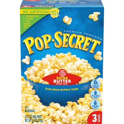 POP SECRET EXTRA BUTTER