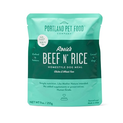 PORTLAND DOG FOOD BEEF N RICE