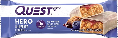 QUEST HERO BAR BLUEBERRY COBBLER