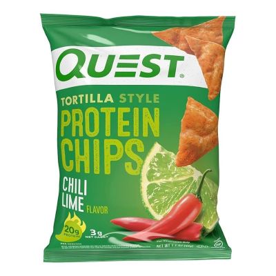 QUEST TORTILLA CHIPS CHILI LIME#0665