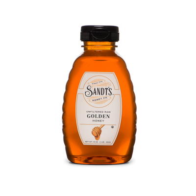 Unfiltered Raw Honey : Golden (1lb)