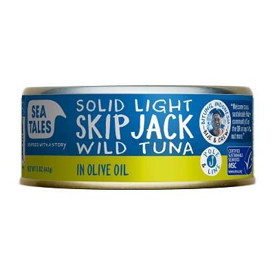 SEA TALES SKIPJACK TUNA IN OLIVE OIL