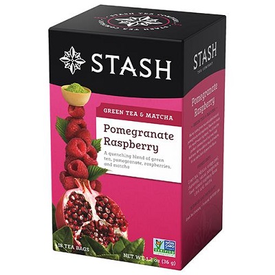 Green Tea : Pomegranate Raspberry