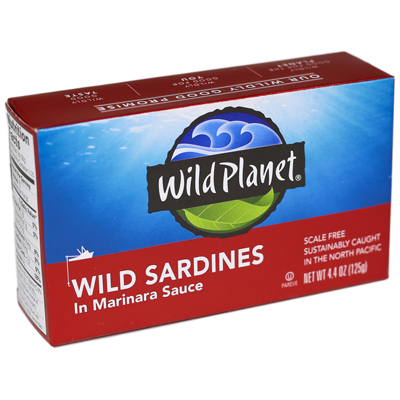 WILD PLANET SARDINES IN WATER NOSAL